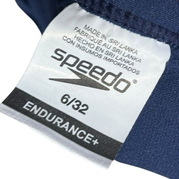 Speedo Endurance Women’s Navy Blue Swimsuit, Size 6/32, NWOT - Picture 3 of 5